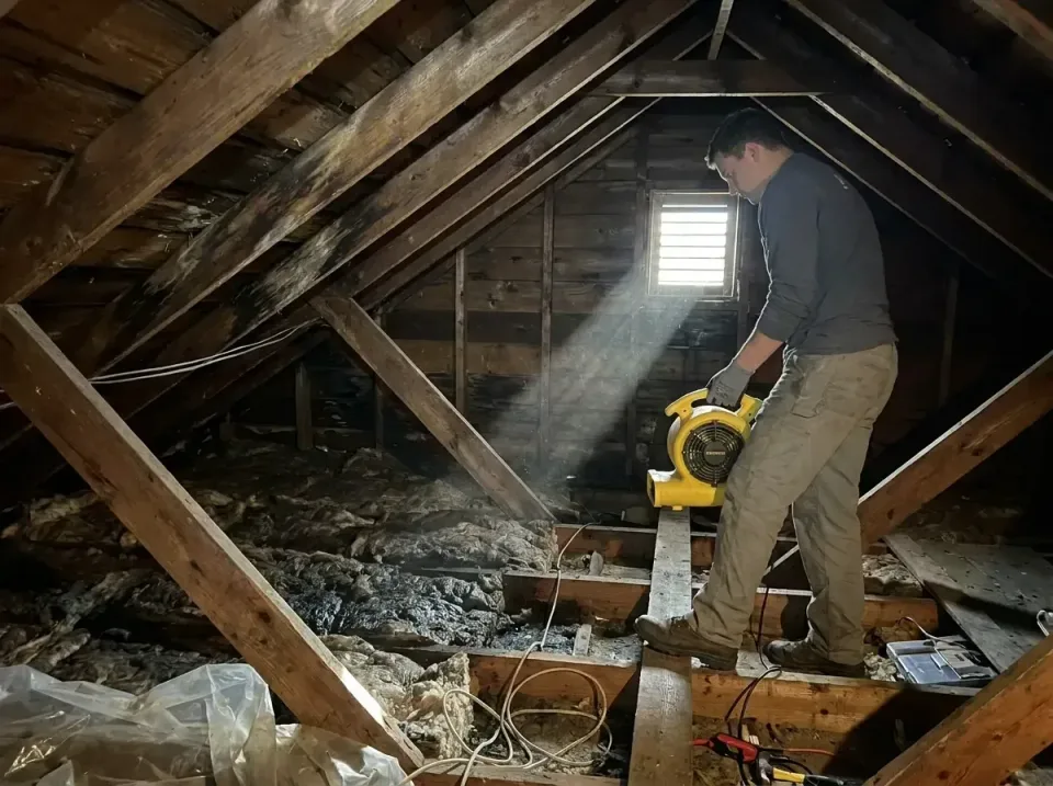 attic-water-damage-drying-proc-007 — frequently asked questions, Emergency Water Extraction & 24/7 Flood Response in Harroga…